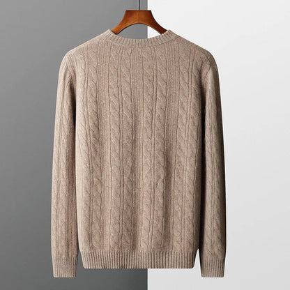 Sweater - Soft-Blend Polo Collar & Insulating Shape