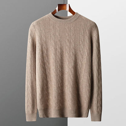 Sweater - Soft-Blend Polo Collar & Insulating Shape
