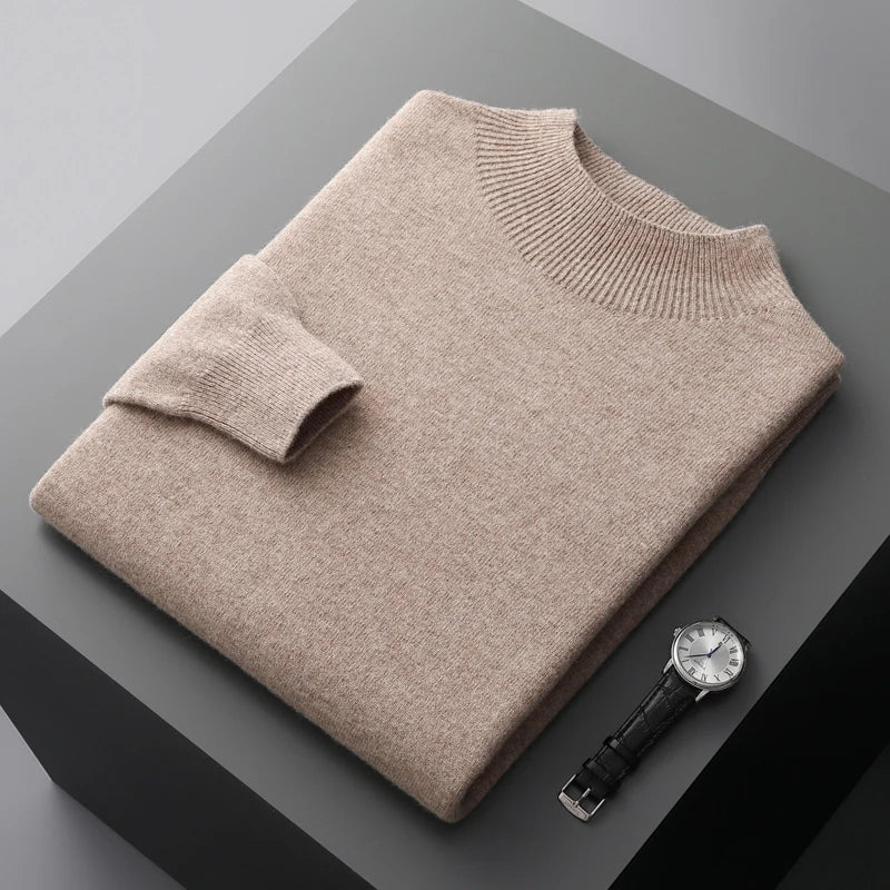 Sweater - Soft Fiber Blend And Simple Lines For Warmth