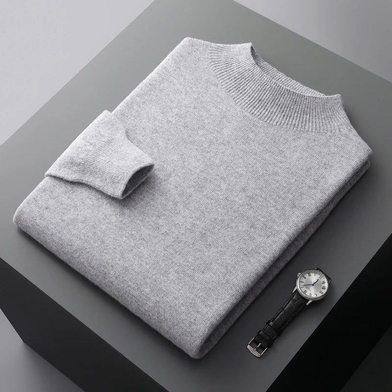 Sweater - Soft Fiber Blend And Simple Lines For Warmth