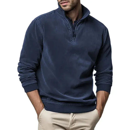 Sweatshirt - Polyester Blend Washed Fleece And Keeps Shape