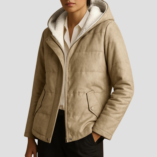 Women’s Hooded Sherpa-Lined Winter Parka