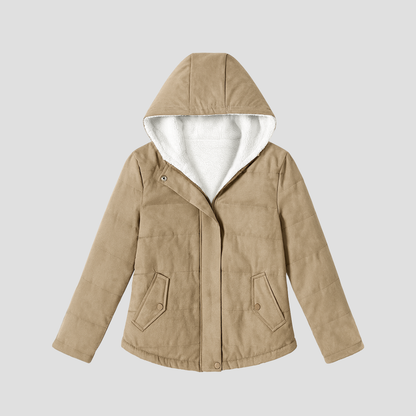 Women’s Hooded Sherpa-Lined Winter Parka