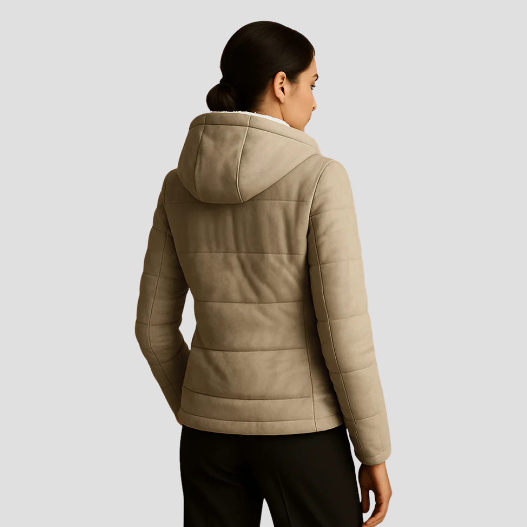 Women’s Hooded Sherpa-Lined Winter Parka