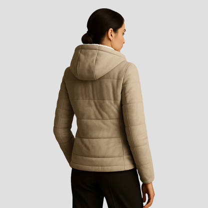 Women’s Hooded Sherpa-Lined Winter Parka