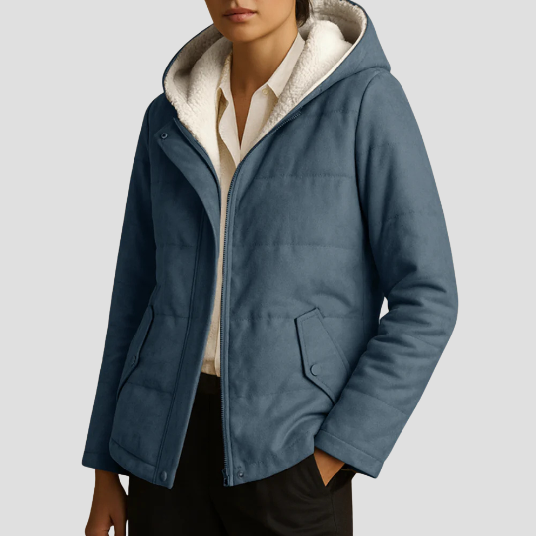 Women’s Hooded Sherpa-Lined Winter Parka