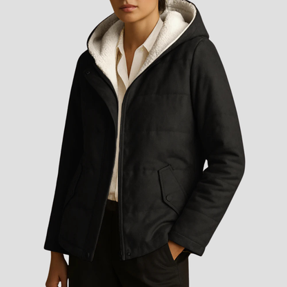 Women’s Hooded Sherpa-Lined Winter Parka