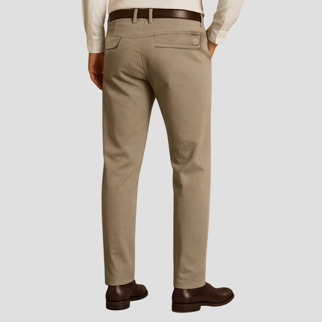 Men’s Tailored Straight-Leg Dress Pants