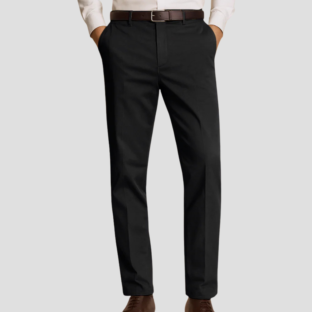 Men’s Tailored Straight-Leg Dress Pants