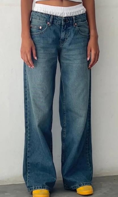 Sylvie – Low Waist Stretch Denim Jeans