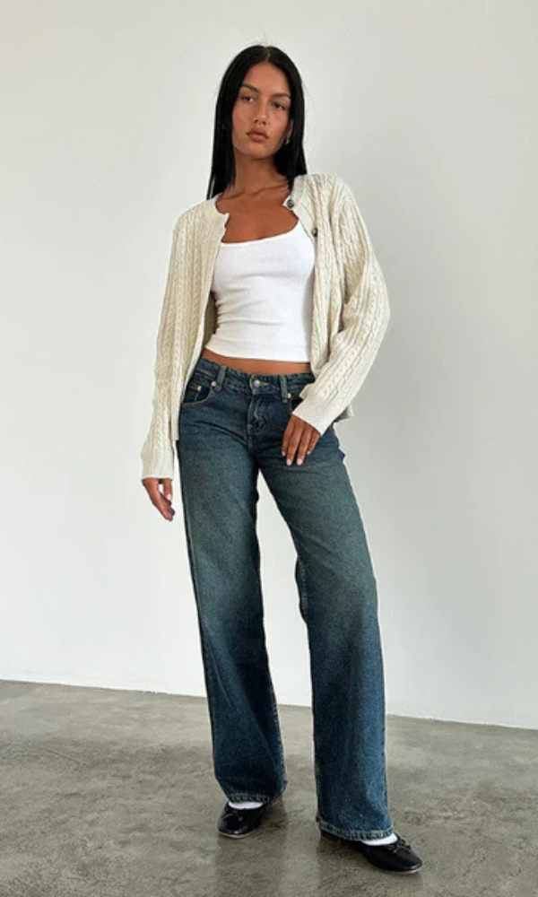 Sylvie – Low Waist Stretch Denim Jeans