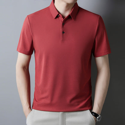 T Shirt - Waffle Texture Short Sleeve And Breathable Fit