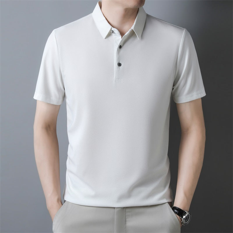 T Shirt - Waffle Texture Short Sleeve And Breathable Fit
