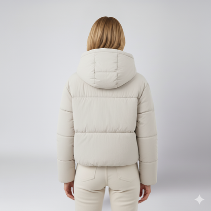 Chloe | Puffer Jacket - Hooded Thick Quilted Winter Outerwear for Women
