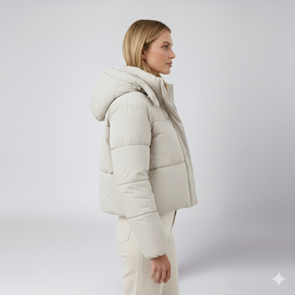 Chloe | Puffer Jacket - Hooded Thick Quilted Winter Outerwear for Women