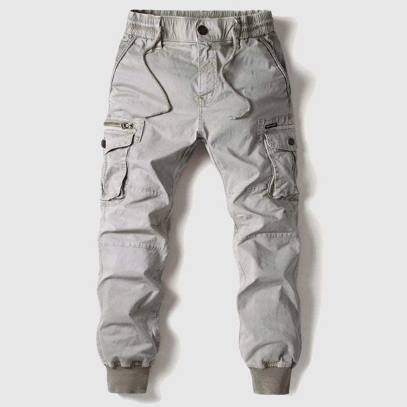 Men's Fitted Casual Cargo Joggers Pants