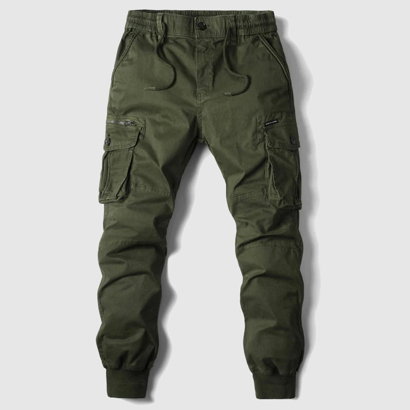 Men's Fitted Casual Cargo Joggers Pants