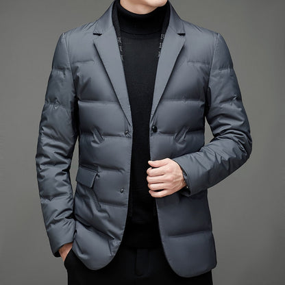 Thomas - Tailored Waterproof Puffer Blazer Jacket Men