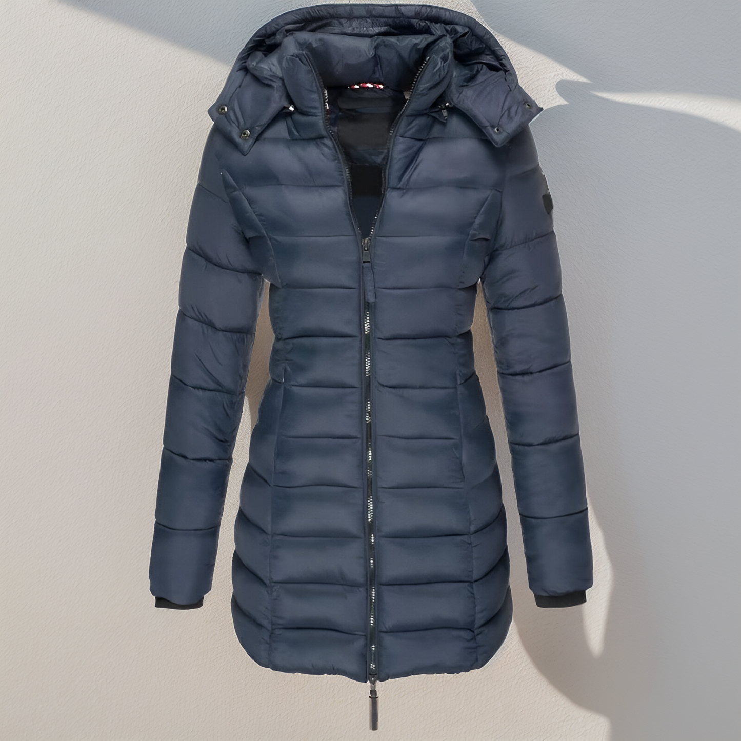 Eva long quilted jacket - Warm, lightweight and water-repellent