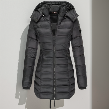 Eva Long padded coat - Warm, lightweight and water-repellent