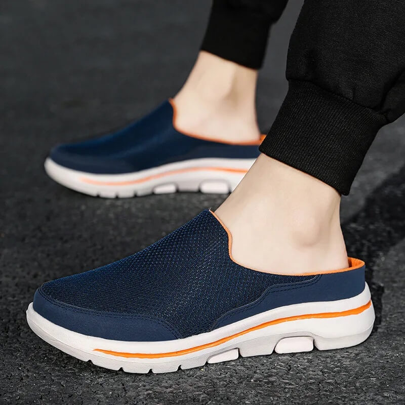 Flex Slipper - Comfort Orthopaedic Mule Blue