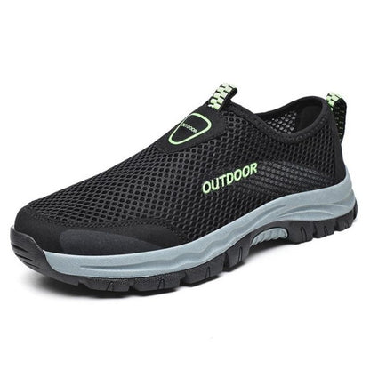 Stretch Slip-on - Orthopaedic Walking Shoes Black