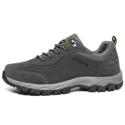 Walker - Waterproof Comfort Walking Hiking Shoes Gray