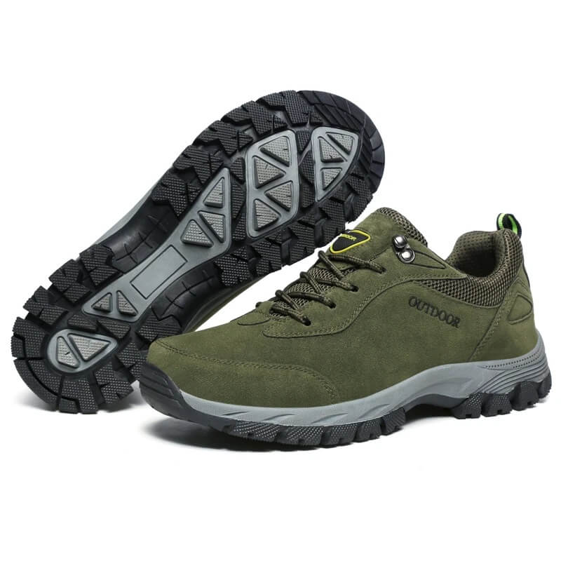 Walker - Waterproof Comfort Walking Hiking Shoes Green