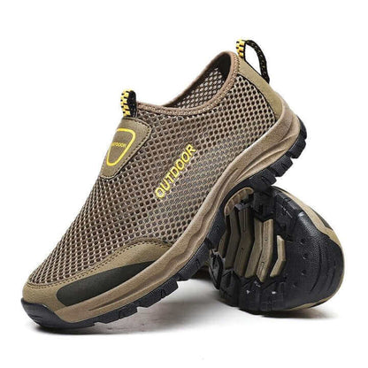 Stretch Slip-on - Orthopaedic Walking Shoes Brown