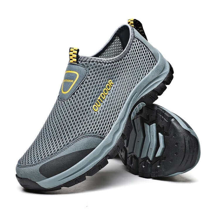 Stretch Slip-on - Orthopaedic Walking Shoes Gray