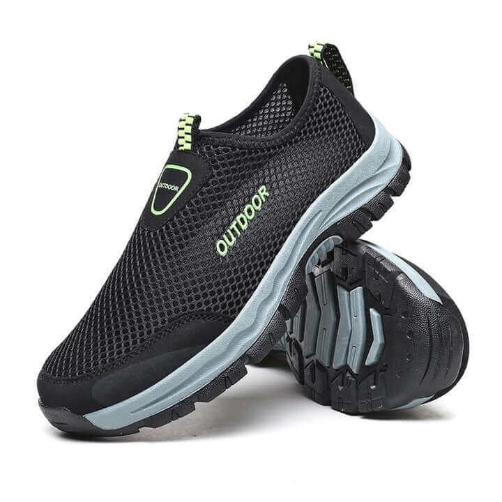 Stretch Slip-on - Orthopaedic Walking Shoes Black