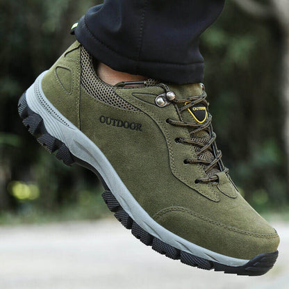 Walker - Waterproof Comfort Walking Hiking Shoes Green