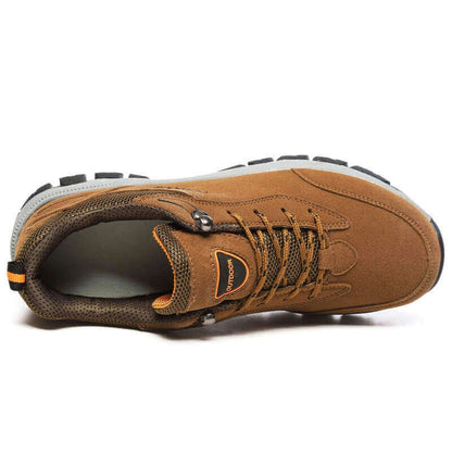 Walker - Waterproof Comfort Walking Hiking Shoes Gray