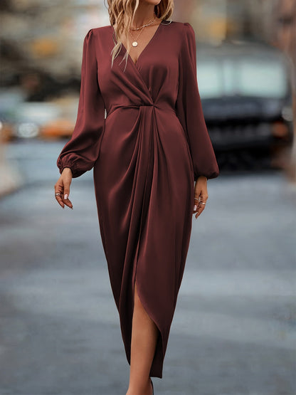 Terrie | Women's Long Sleeve Dress | Midi