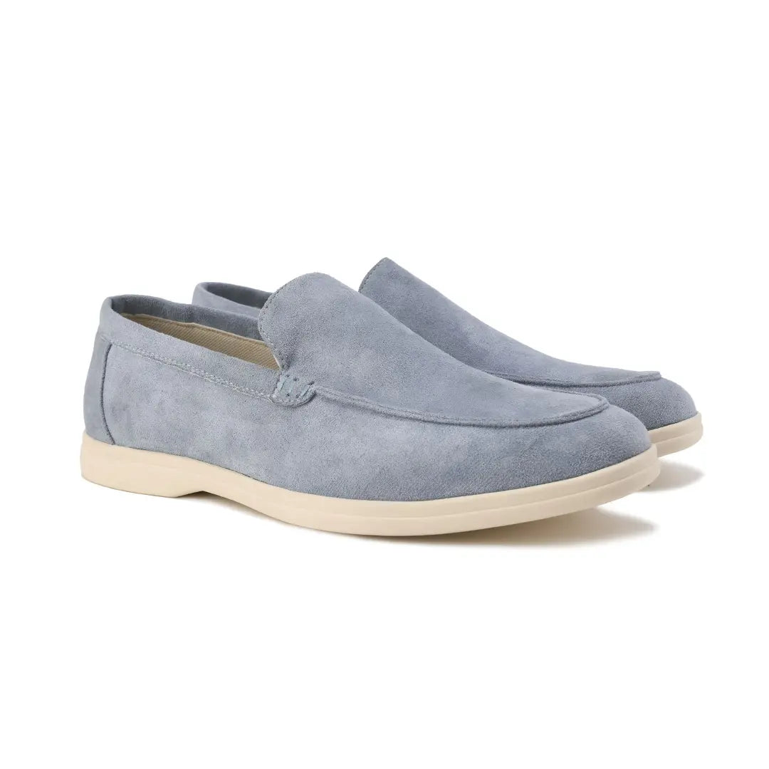 Textured Upper Slip-On Loafers for Men