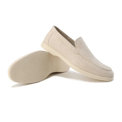 Textured Upper Slip-On Loafers for Men