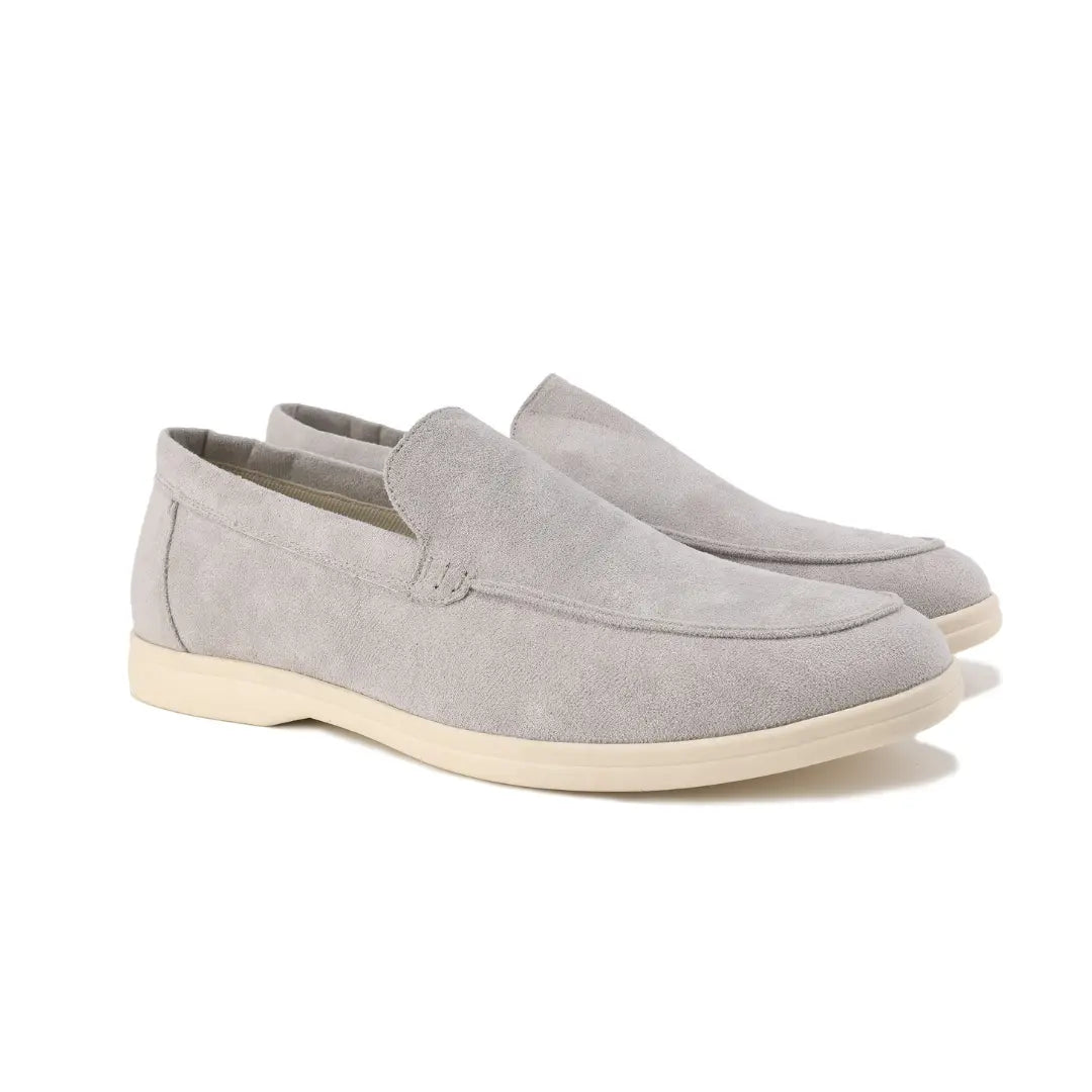 Textured Upper Slip-On Loafers for Men