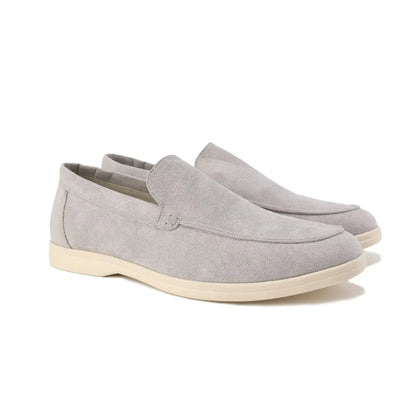 Textured Upper Slip-On Loafers for Men