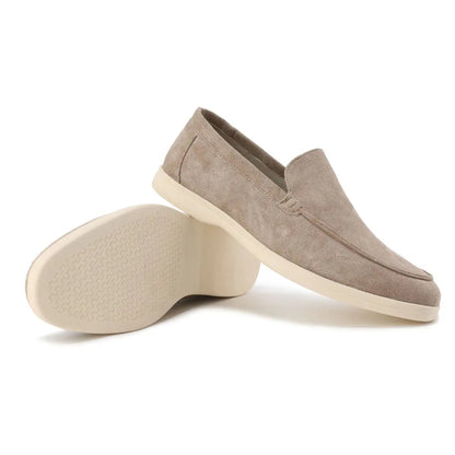 Textured Upper Slip-On Loafers for Men