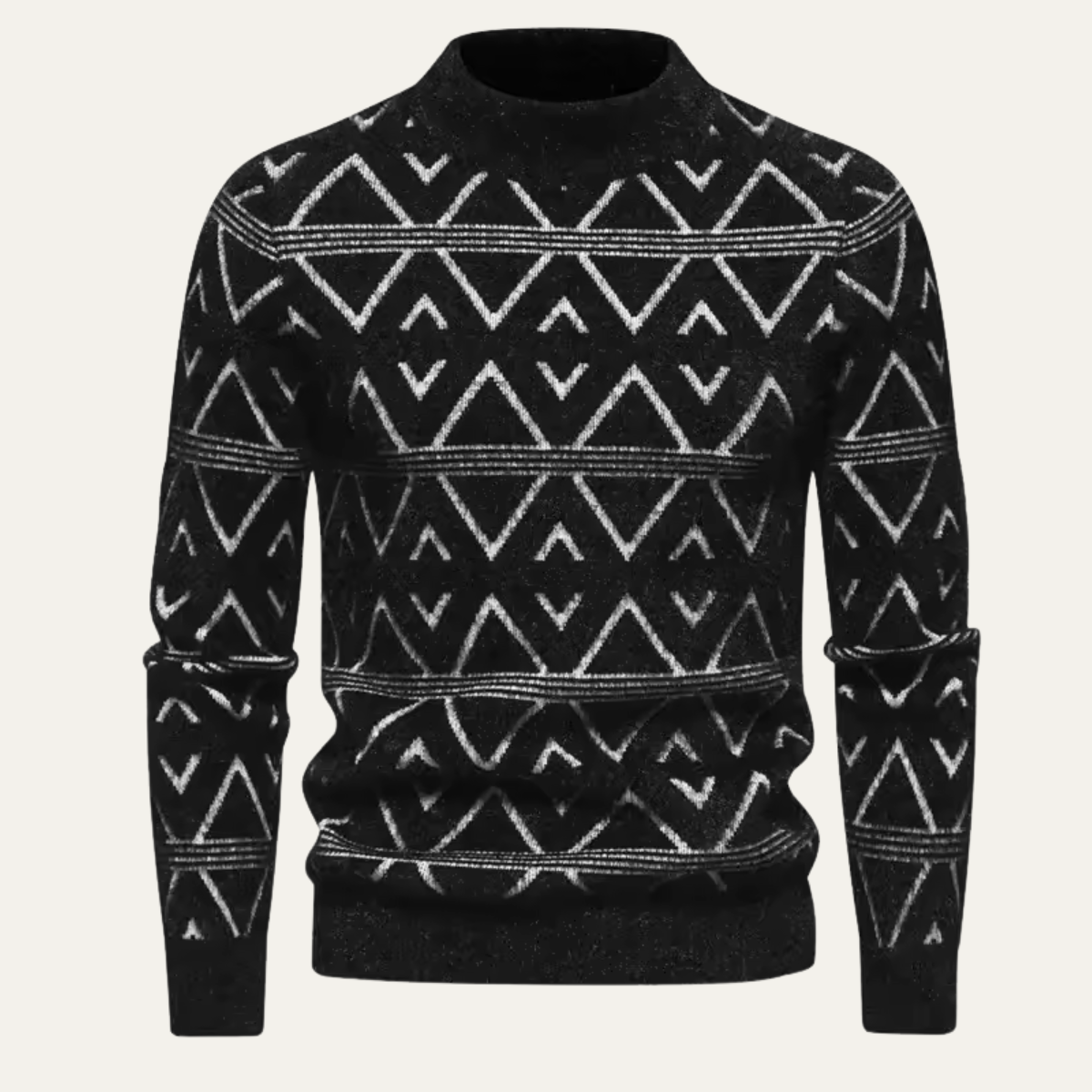 The Ortisei Men’s Soft Fuzzy Warm Knit Jumper