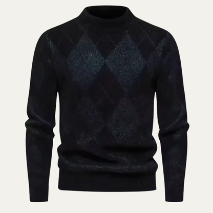The Ortisei Men’s Soft Fuzzy Warm Knit Jumper