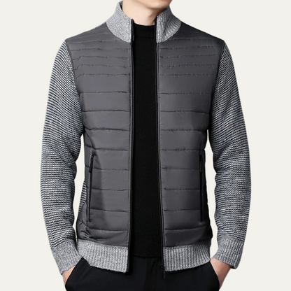 Men’s Hybrid Puffer and Knit Jacket