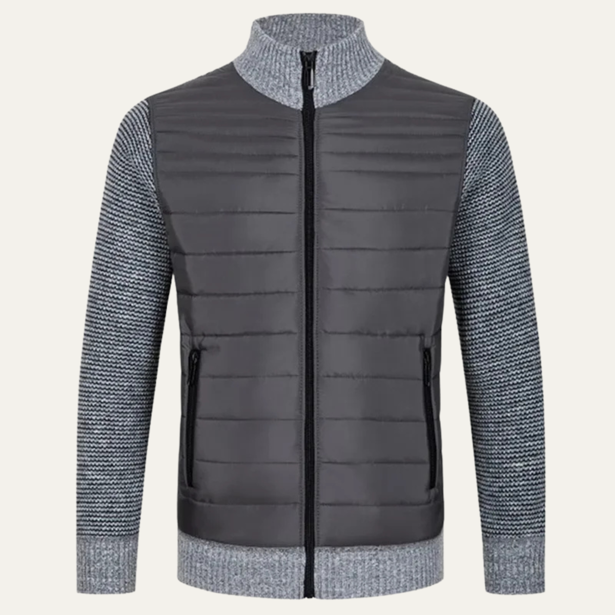 Men’s Hybrid Puffer and Knit Jacket
