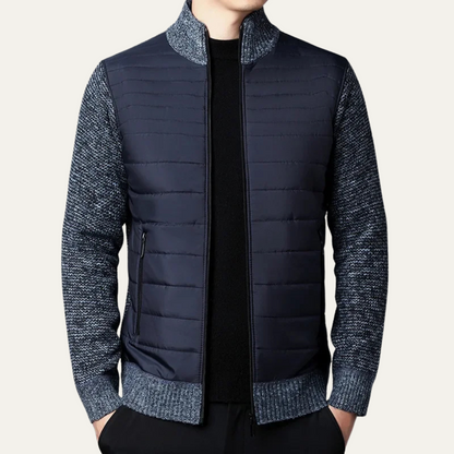 Men’s Hybrid Puffer and Knit Jacket