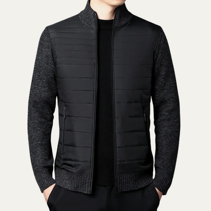 Men’s Hybrid Puffer and Knit Jacket