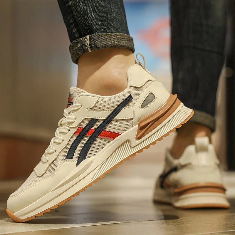 Men’s Athletic Perforated Knit Sneakers
