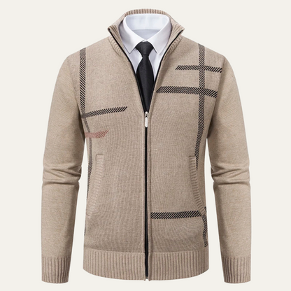 Men’s Modern Geometric Cardigan