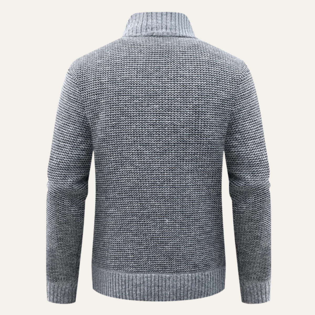 Men’s Mixed-Media Puffer Knit Jacket