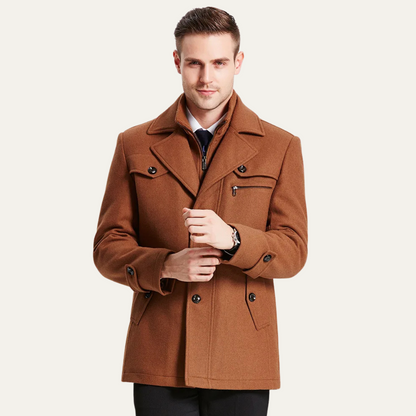 Men’s Peacoat-Style Winter Coat