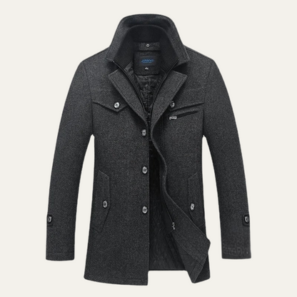 Men’s Peacoat-Style Winter Coat